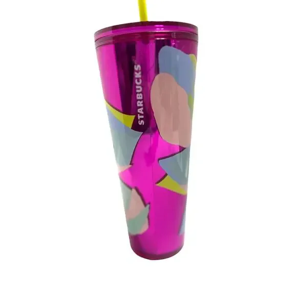 Starbucks Spring 2024 Metallic Magenta Magnolia Tumbler - Picture 2 of 7